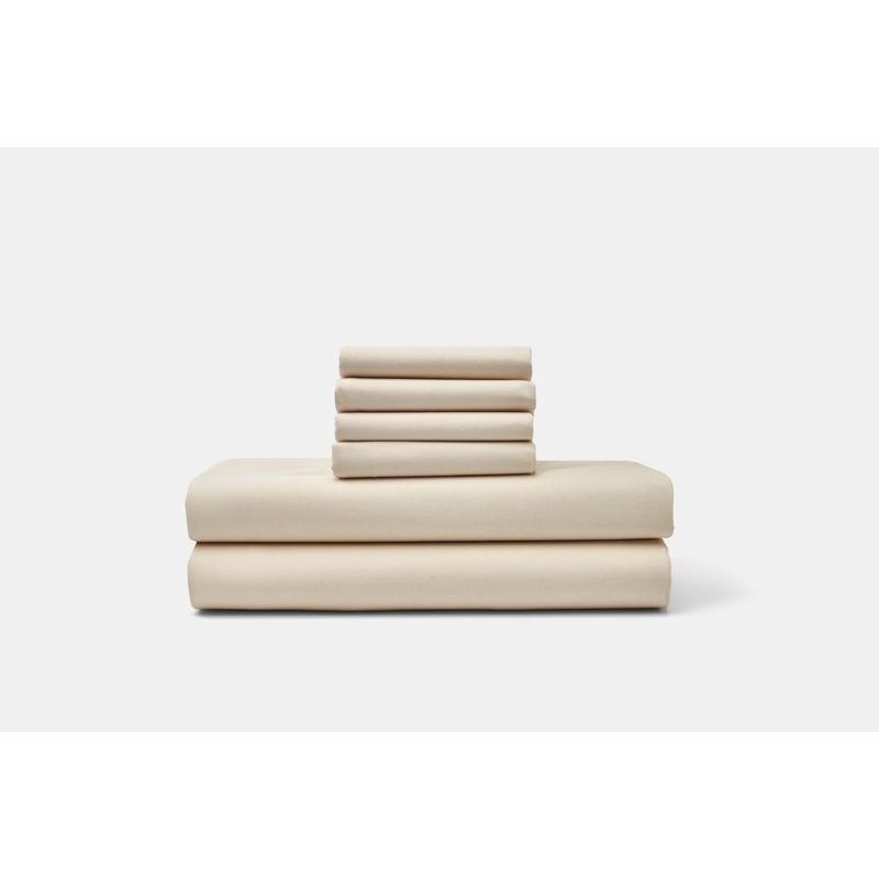 Cotton Percale Bed Sheet Set