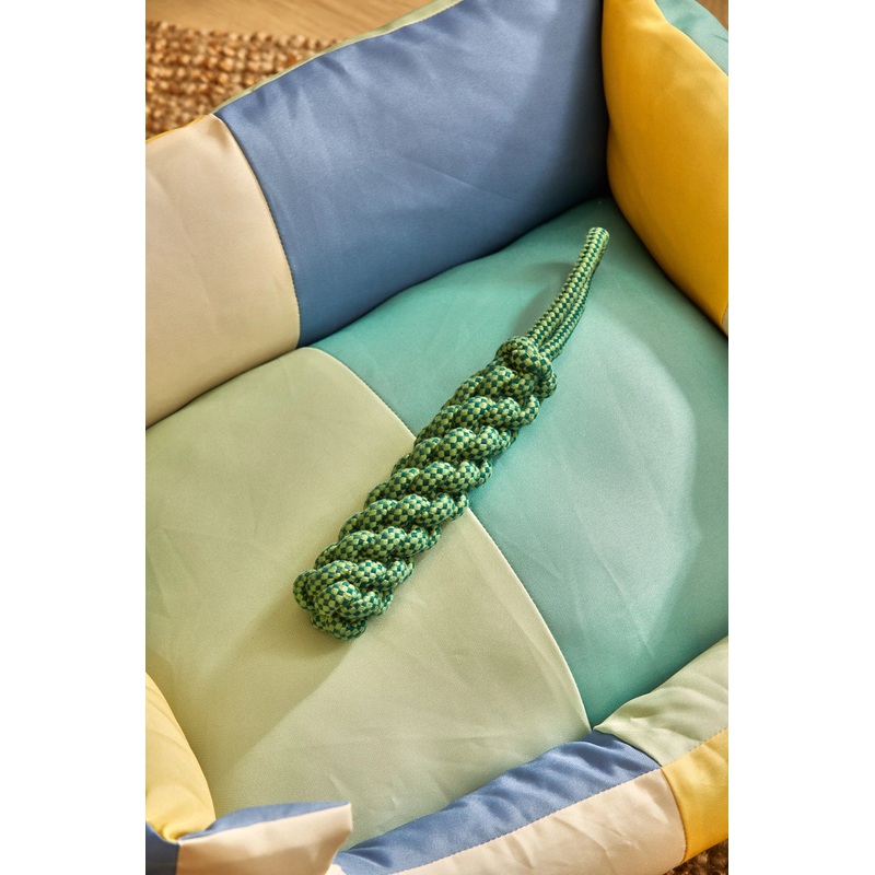 Juguete para mascotas con tirador cuerda verde Buby