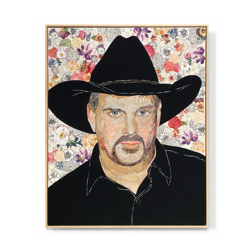 “Garth Brooks” Original Collage