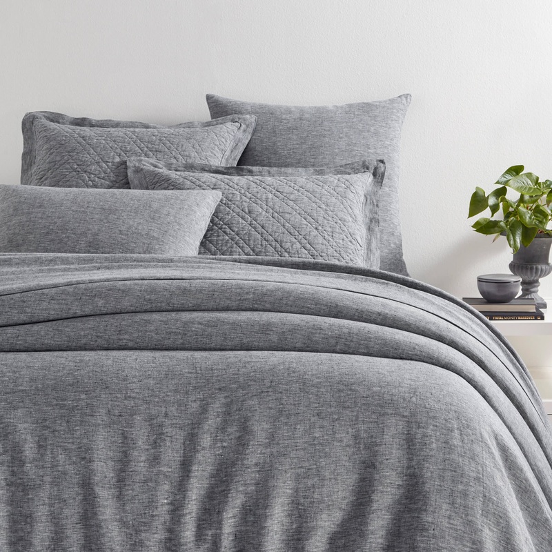 Lush Linen Duvet Cover | Black