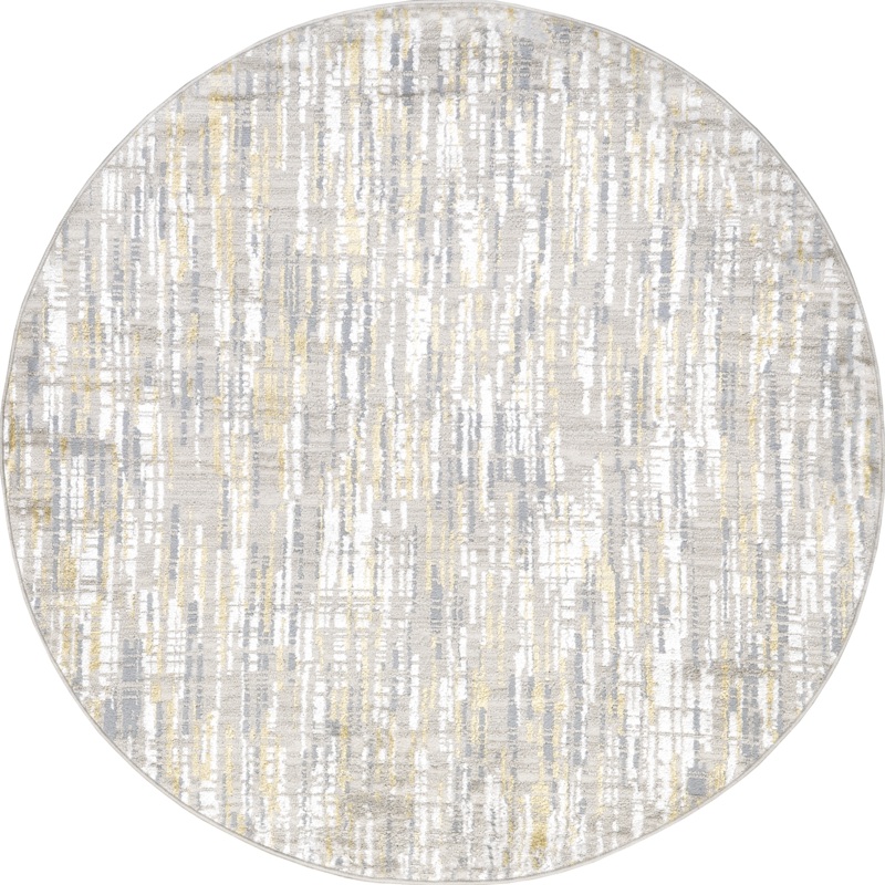 Isabella Crosshatch Abstract Rug | Gold