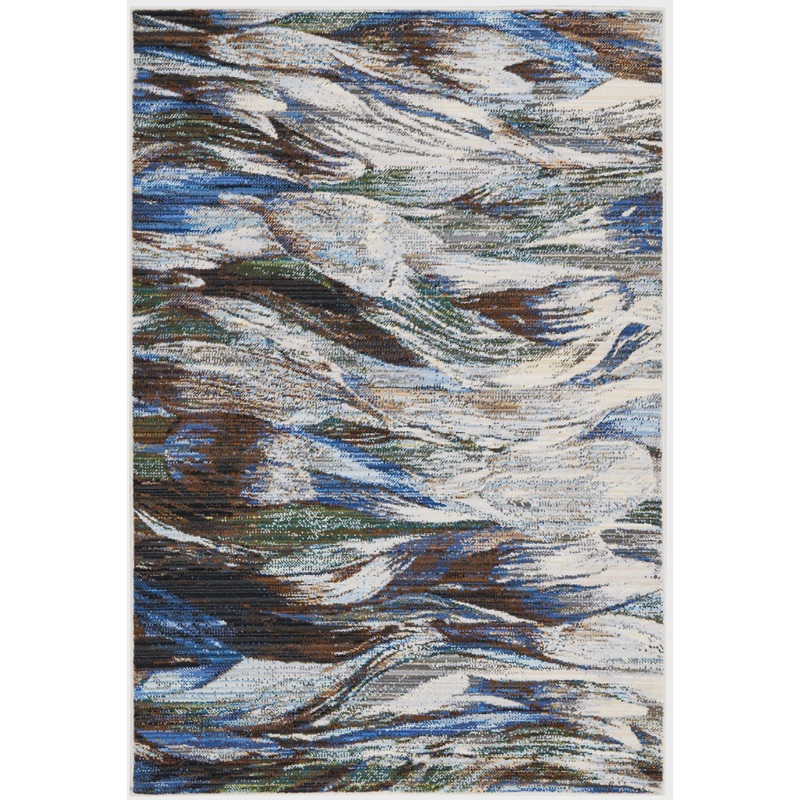 Nourison Chroma 4′ x 6′ Aegean Modern Indoor Rug