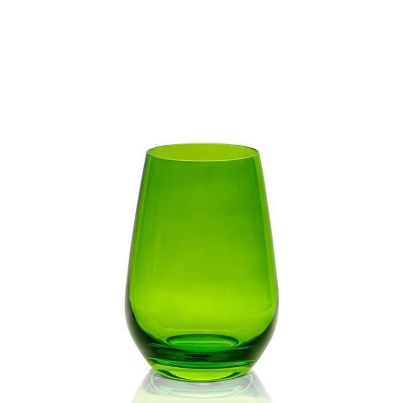Zwiesel Kristallglas Sz, Water Vina Spots 42 Green Green Glass Set Of 6