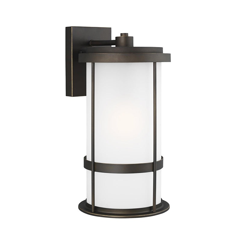 Generation 8790901EN3 Wilburn 1-lt 10″ LED Outdoor Wall Lantern