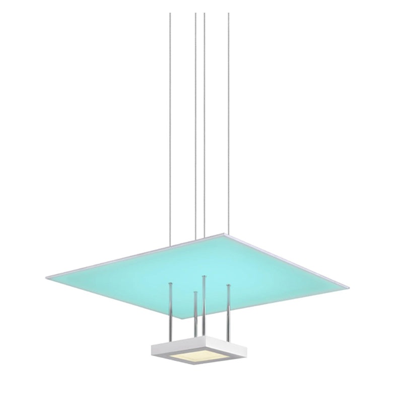 Sonneman 2602 Chromaglo Spectrum 20″ LED Square Reflector Pendant
