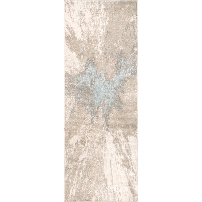 Splatter Abstract Rug | Beige