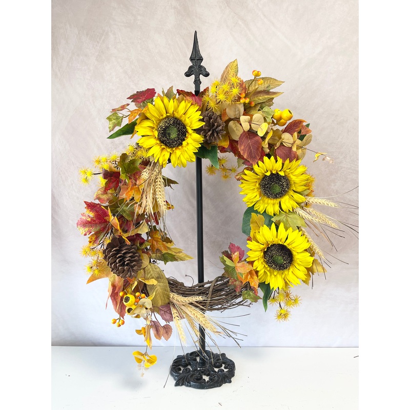 26″ Fall Garden Wreath