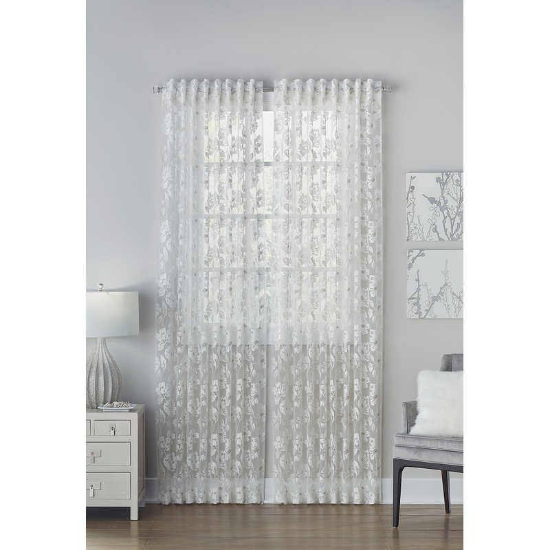 Bella White Sheer Panel