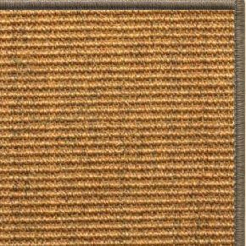 Cognac Sisal Rug with Serged Border (Color 29979)