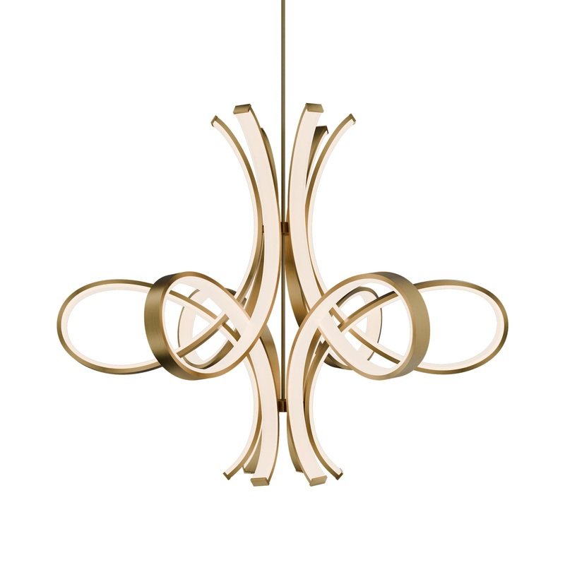 Fleur De Lis LED Chandelier