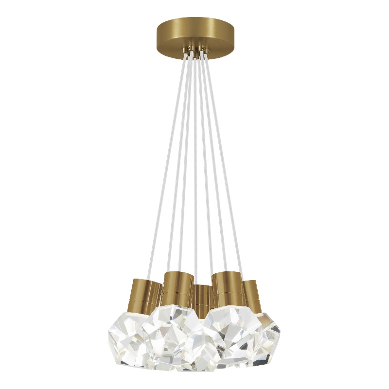 Visual Comfort 700TDKIRAP7 Kira 7-lt 15″ LED Pendant, Warm Dim