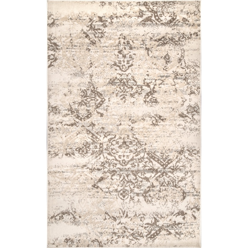 Withered Floral Rug | Beige