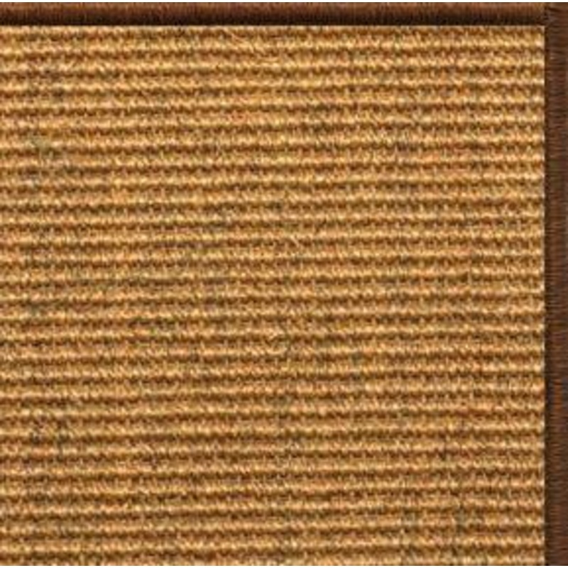 Cognac Sisal Rug with Serged Border (Color 29275)