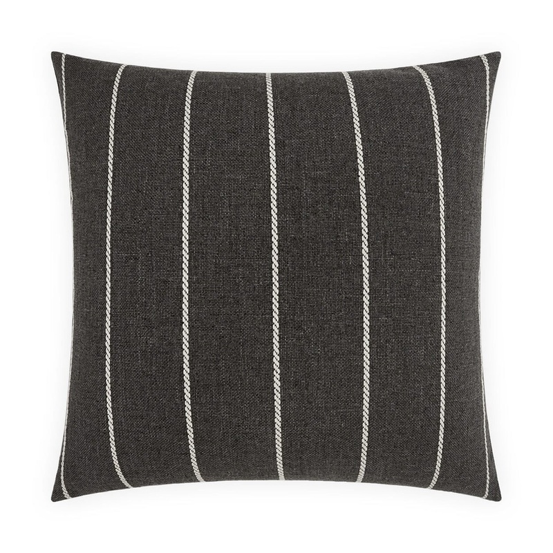D.V. Kap 22″ x 22″ Outdoor Throw Pillow | Pencil Carbon