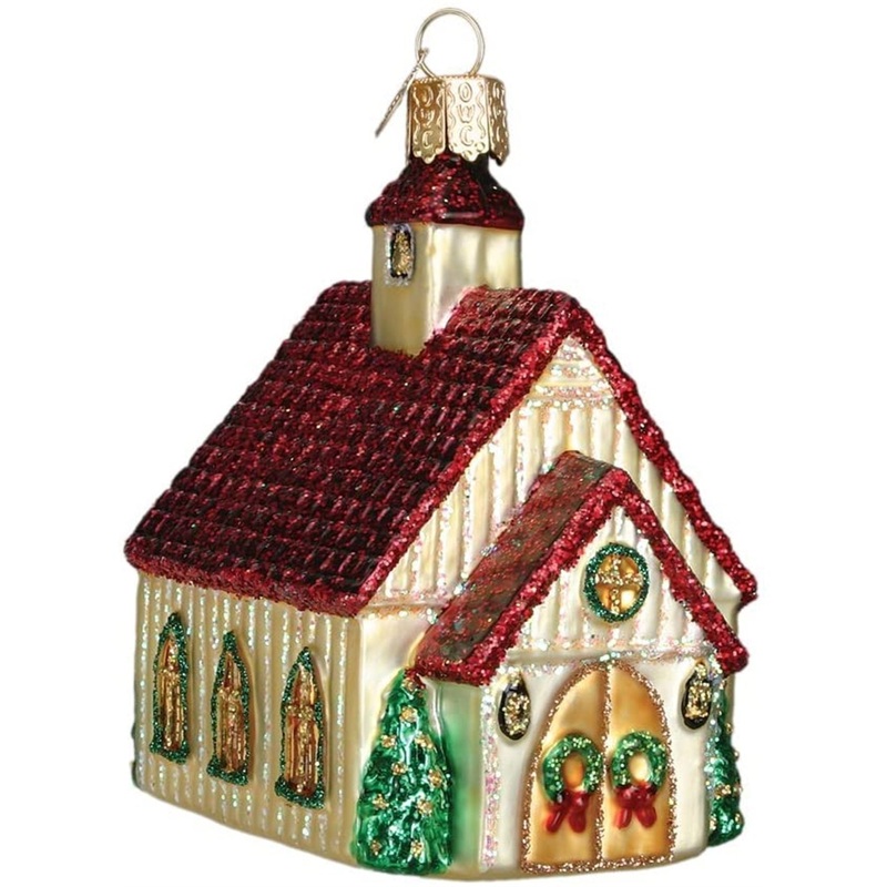 Old World Christmas Glass Blown Ornament Christmas Chapel