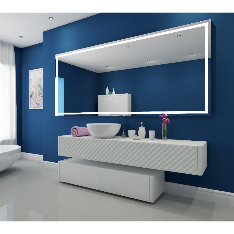 Paris Mirror Harmony 100 x 45 Rectangle LED Illuminated Mirror