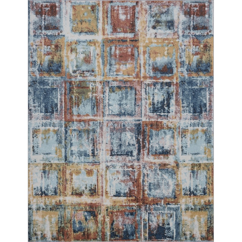 Reina-REI13 Cut Pile Synthetic Blend Indoor Area Rug by Tayse Rugs