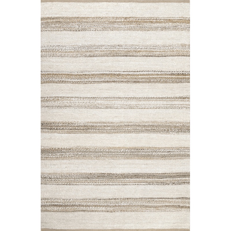 Ren Striped Jute Rug | Natural