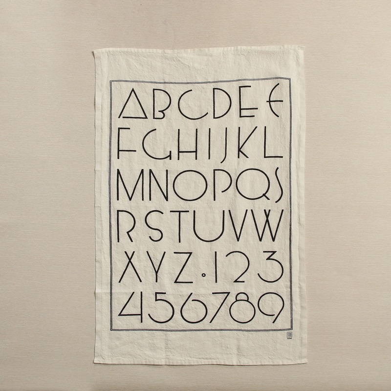 Alphabet Tea Towels