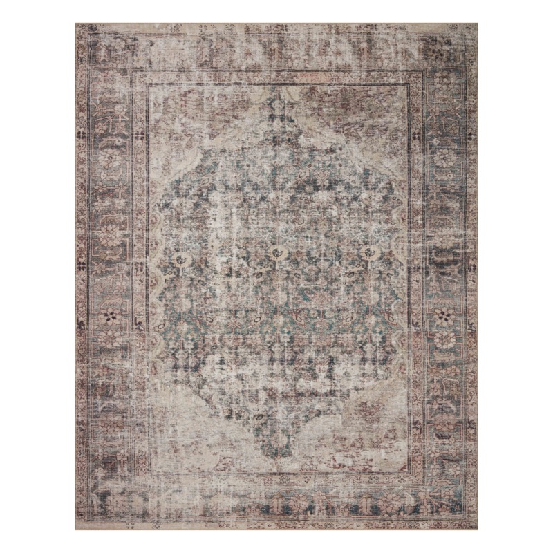 Amber Lewis x Loloi Georgie Lagoon / Beige Rug