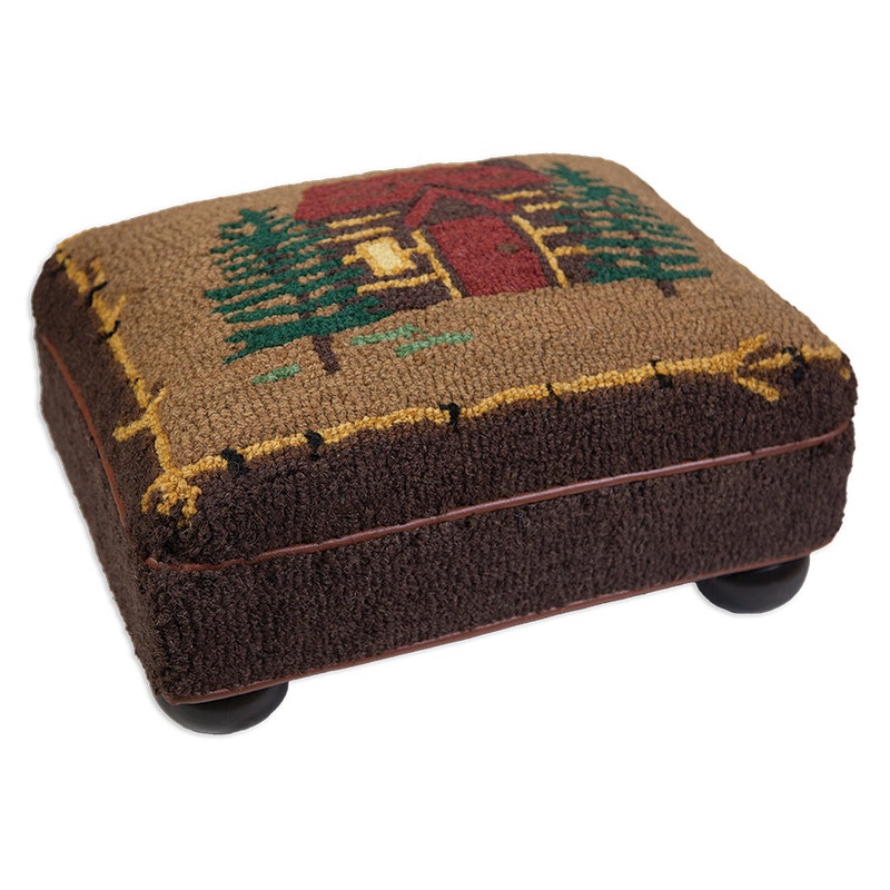Cabin In The Woods – 14″ x 18″ x 9″ Foot Stool