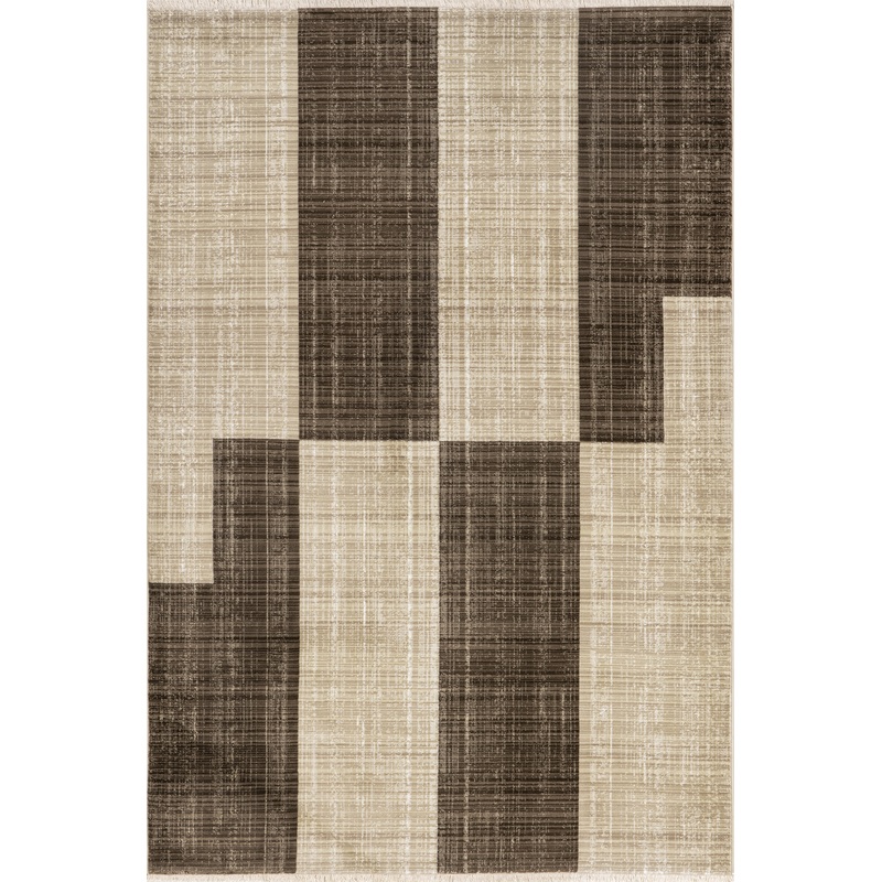 Cedarwood Fringed Rug | Brown