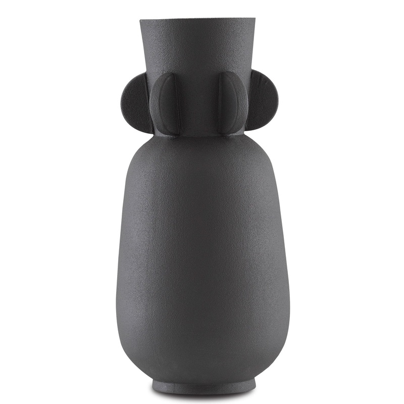 Happy 40 Wings Black Vase