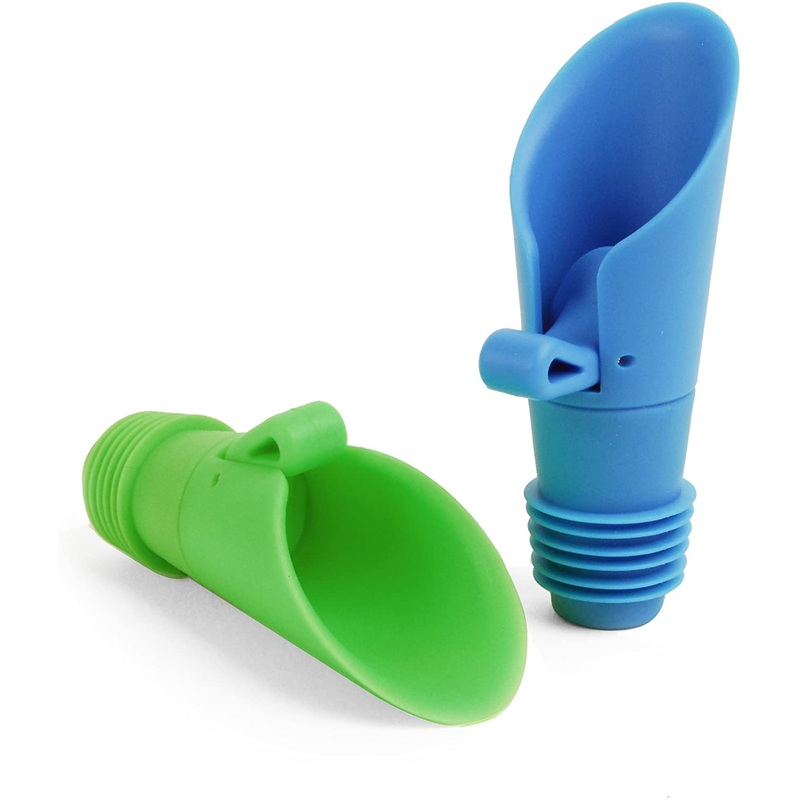 Metrokane Flipper Wine Pourer/Stoppers,Set/2