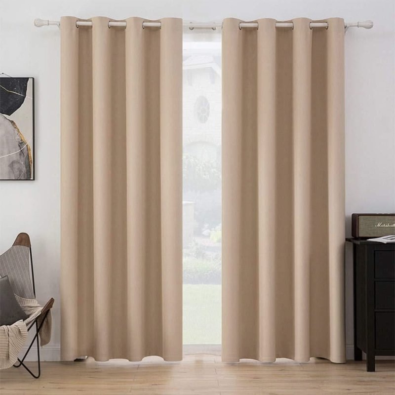 MIULEE Blackout Curtains Room Darkening Thermal Insulated Drapes Top Light Blocking Curtain 2 Panels
