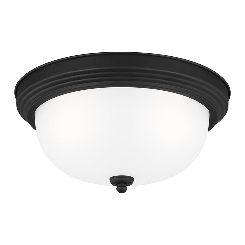 Generation 77065EN3 Geary 3-lt 15″ LED Flush Mount
