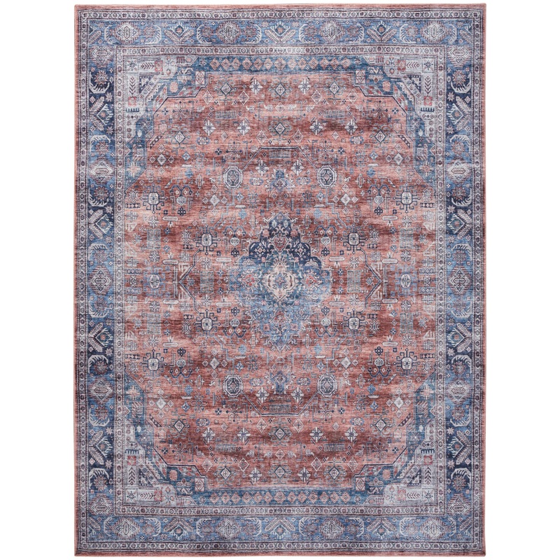 Nourison Grand Washables 9’2″ x 12′ Blue Multicolor Vintage Indoor Rug