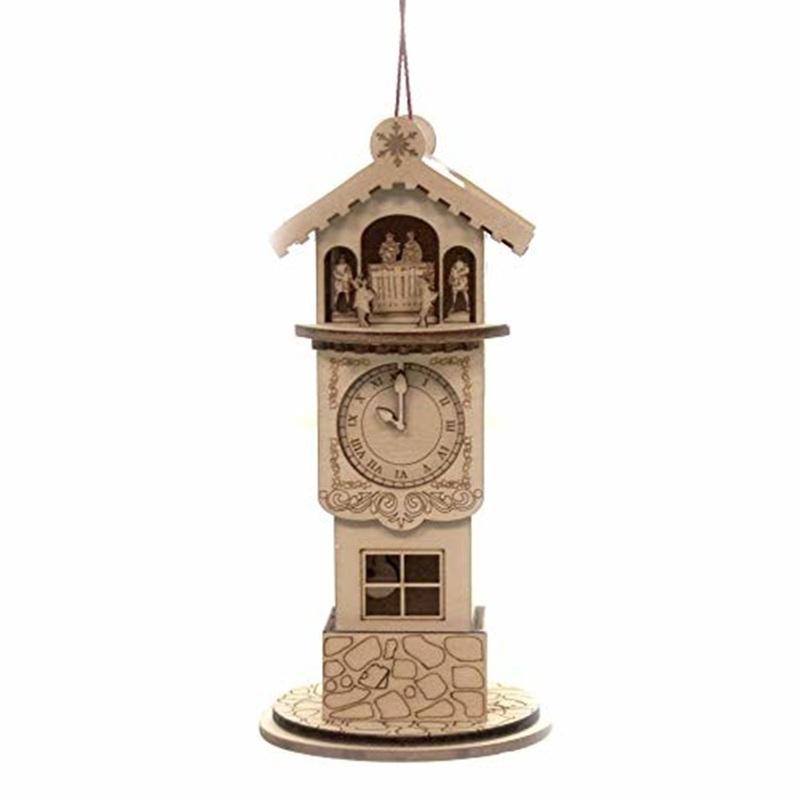 Old World Christmas Ginger Clock Tower Ornament