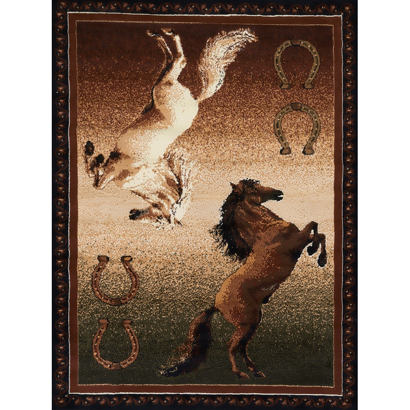 910-Ponies Synthetic Blend Indoor Area Rug by United Weavers
