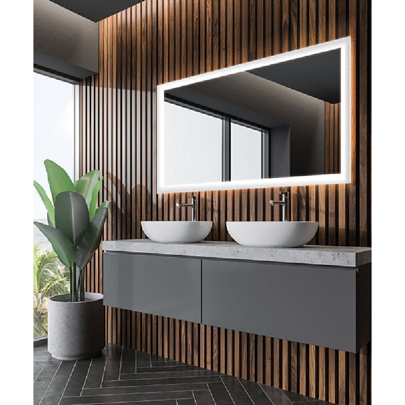 Electric Mirror Silhouette 60″ x 36″ Lighted Mirror with Keen