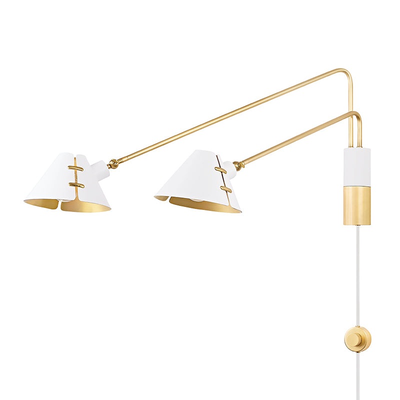 Hudson Valley KBS1752102 Split 1-lt 17″ Tall Wall Sconce