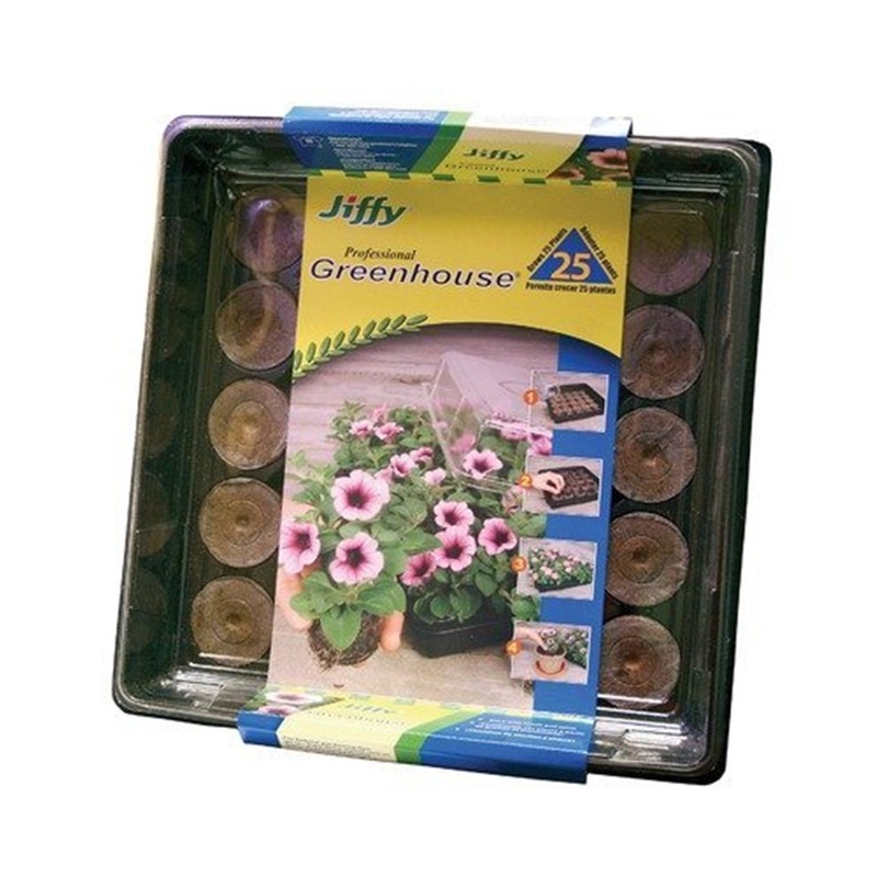 Jiffy Professional All-in-One Greenhouse, Holds 25 Plants