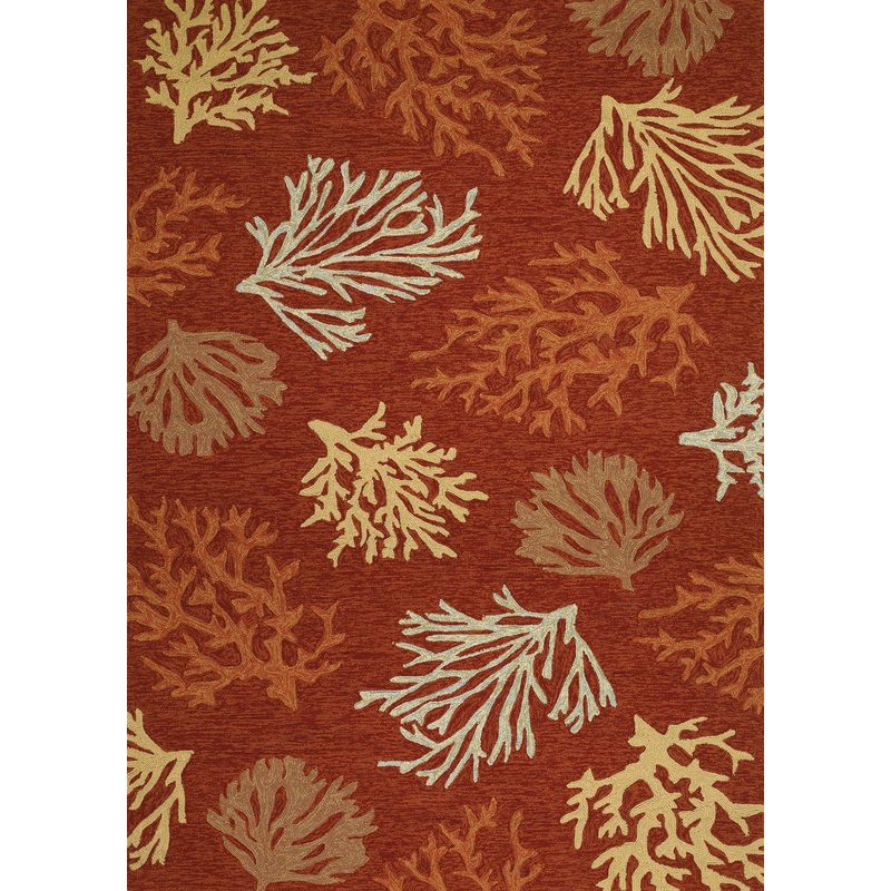 OUTDOOR ESCAPE 2134 HAND-HOOKED Synthetic Blend Indoor/Outdoor  Area Rug By Couristan Rugs