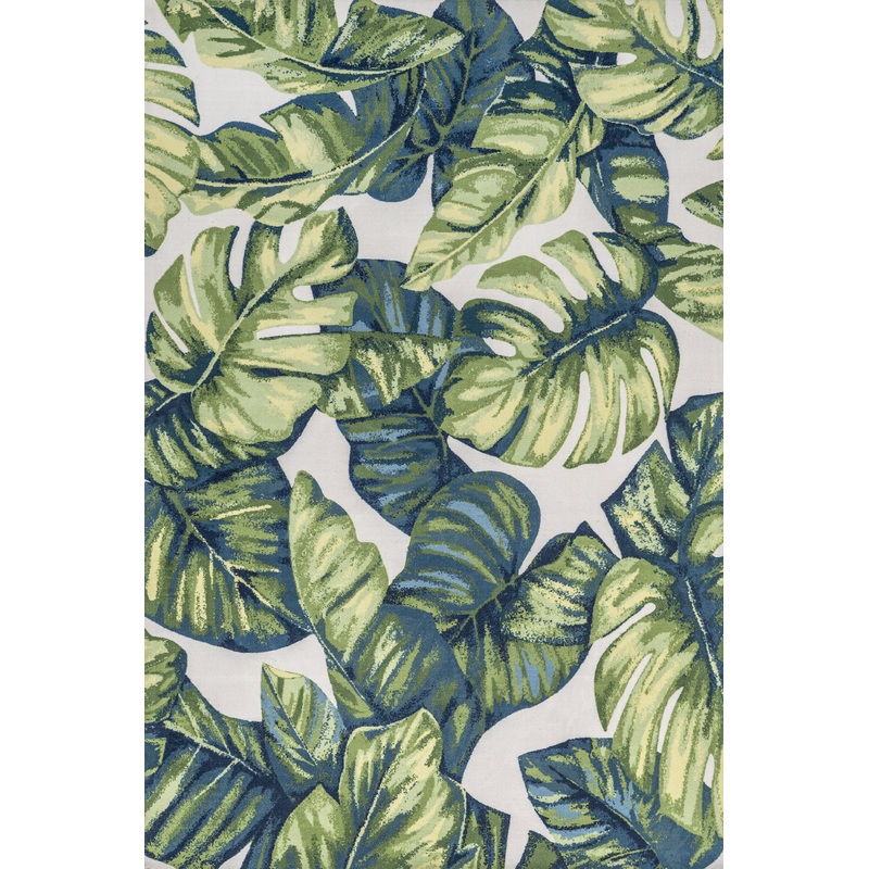 Tropical Foliage Indoor/Outdoor Rug | Green Multicolor