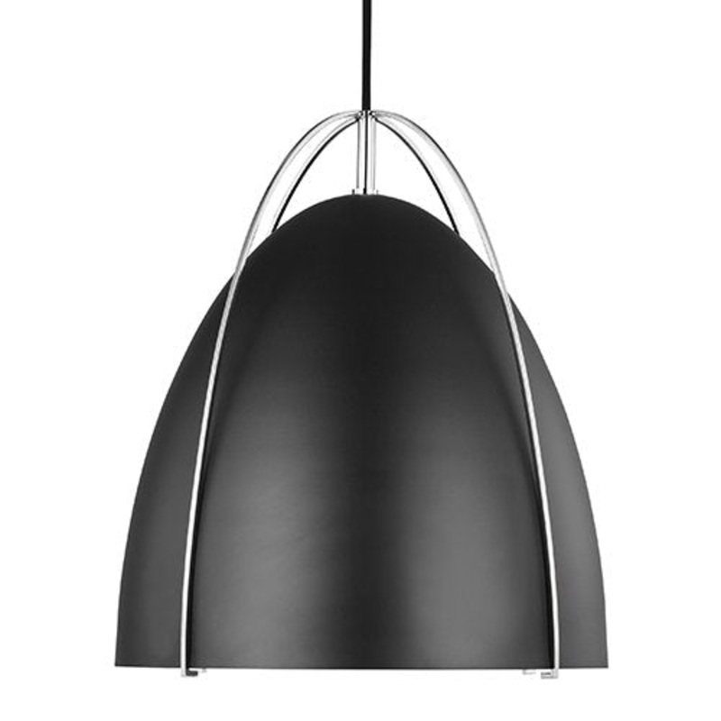 Visual Comfort 6551701 Norman 1-lt 13″ Pendant with Midnight Black Shade