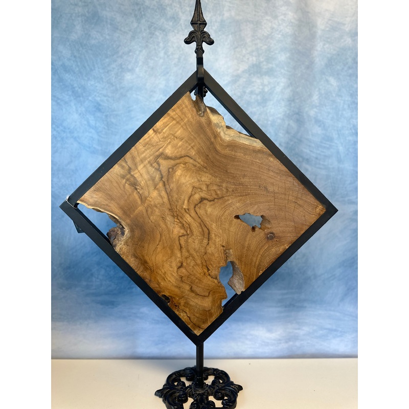 Teak Wood & Iron Wall Art