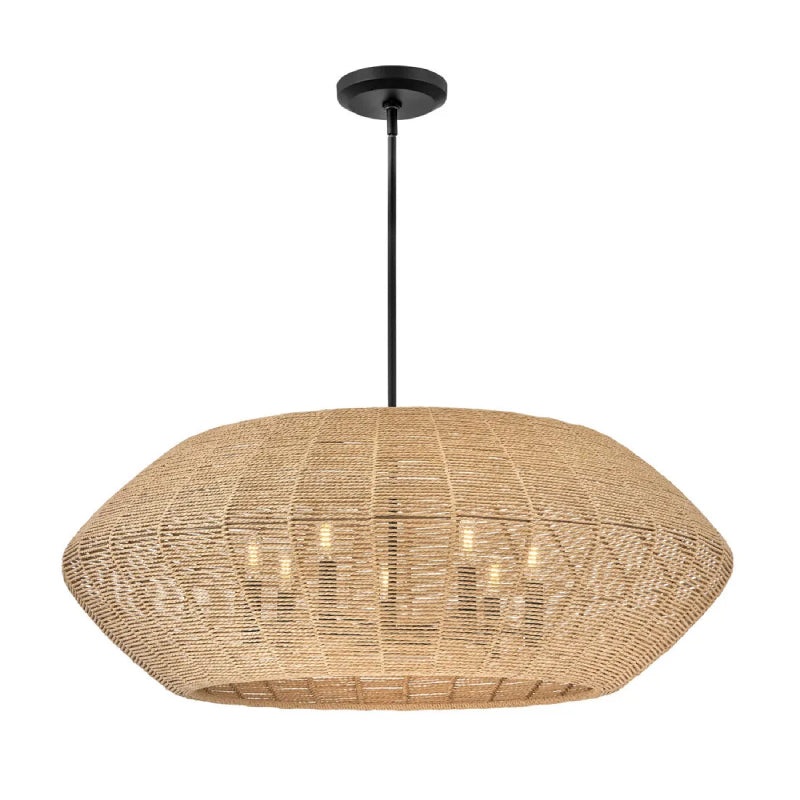 Hinkley 40385 Luca 7-lt 38″ LED Large Convertible Drum Pendant