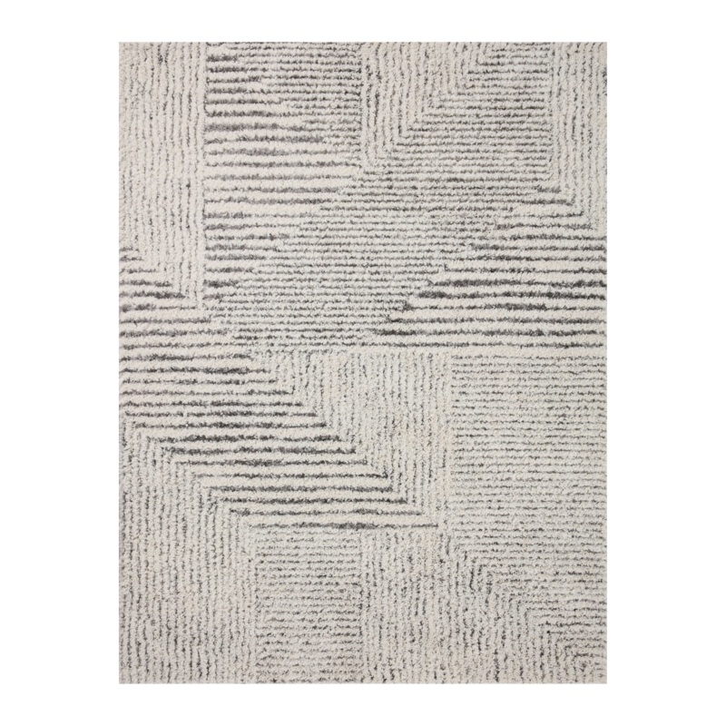 Loloi Levitt Shag Ivory / Grey Rug