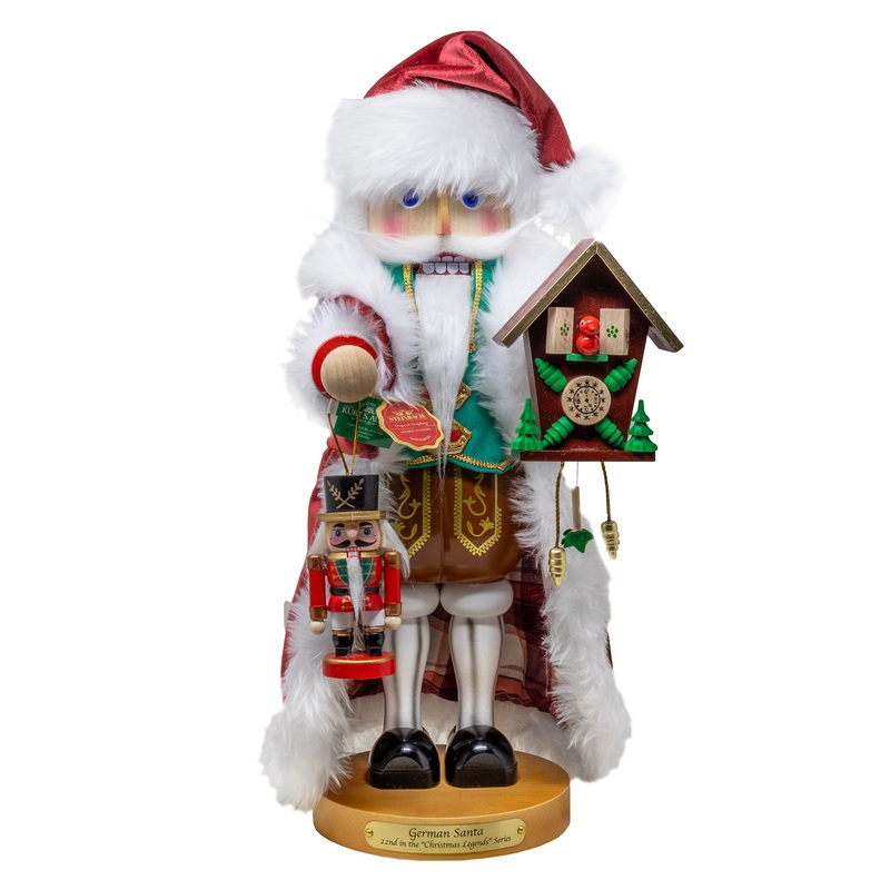 Steinbach “Christmas Legends” Series, German Santa Nutcracker 17″