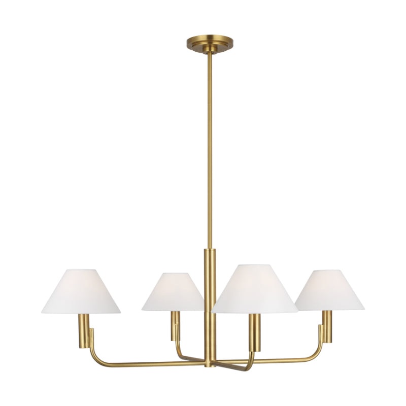 Visual Comfort SLC1014 Colfax 4-lt 35″ LED Medium Chandelier