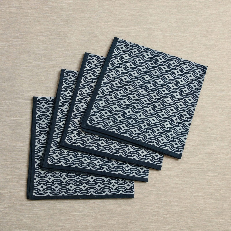 Boteri napkin set of four in Indigo