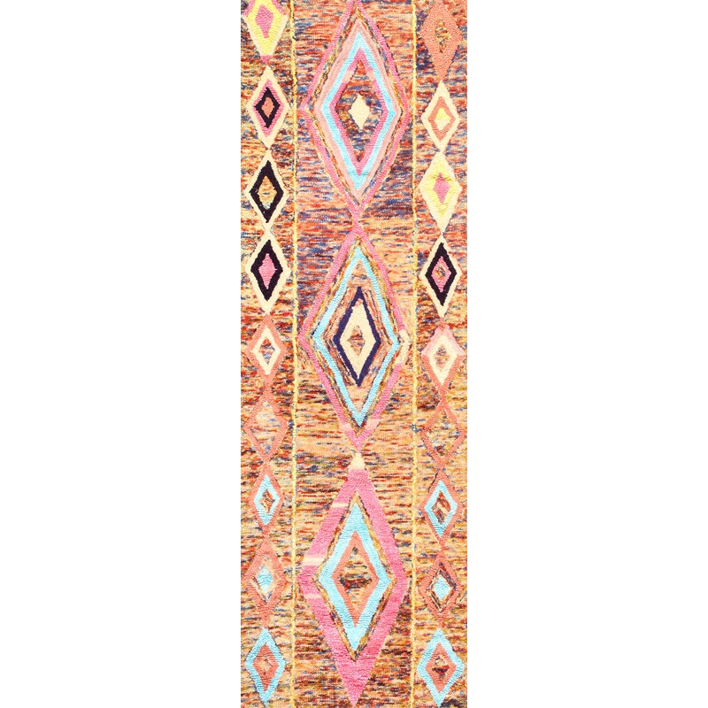 Moroccan Diamond Rug | Multicolor