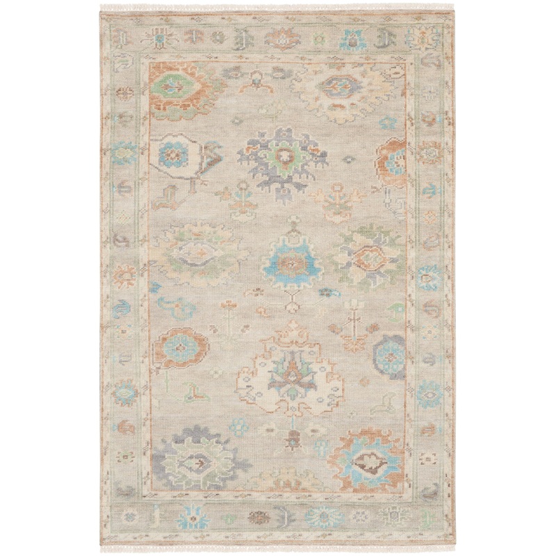 Nourison Odessa 5’6″ x 8′ Ivory Multicolor Vintage Indoor Rug