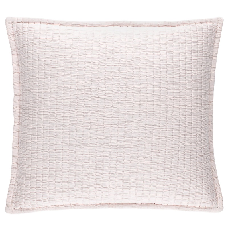 Boyfriend Matelasse Sham | Slipper Pink