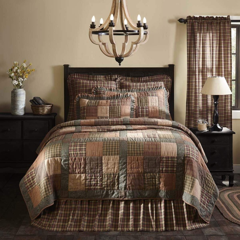 Crosswoods Queen Quilt 90Wx90L