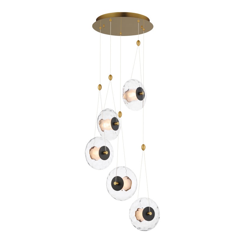 ET2 E24035 Amulet 5-lt 20″ LED Pendant